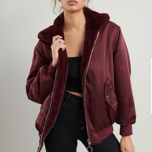 Garage two faced reversible bomber jacket - Picture 3 of 3